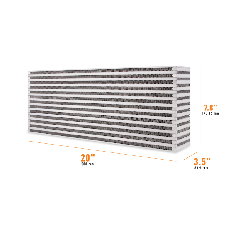 Mishimoto — Mishimoto Universal Air-to-Air Intercooler Core - 20in / 7.8in / 3.5in - view 3